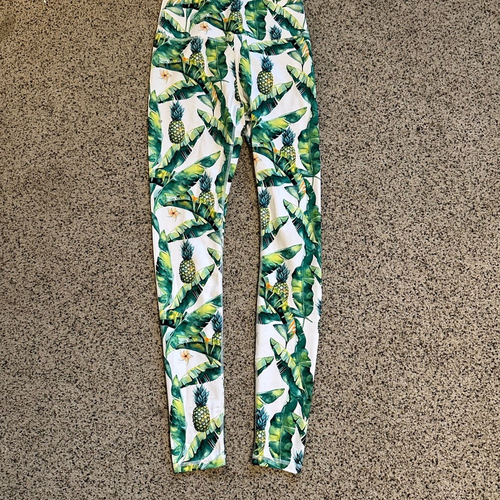 Tropical Print Women's Leggings